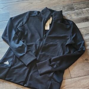 Adidas Black Full-Zip Performance Jacket | Size Small | NWT | MSRP $65
